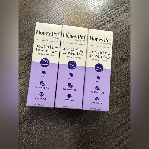 Honey Pot Other Honey Pot Soothing Lavender Vulva Cream Lot Of 3 Fl